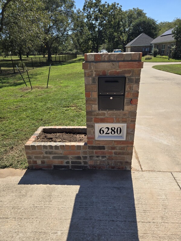 Brick Mailbox Rebuild – professional masonry work by Fort Worth Brick Repair serving Denton, TX